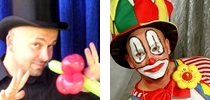 Clown, Zauberer, Ballonfiguren, Kinderzauberer  Knstleragentur MrTom aus Dortmund im Ruhrgebiet in Nordrhein-Westfalen / NRW